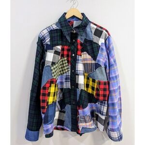 Under Construction Plaid Shirt (Chest 36-38″)